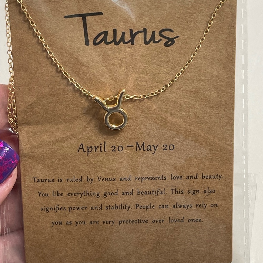 Gold Zodiac Neclace